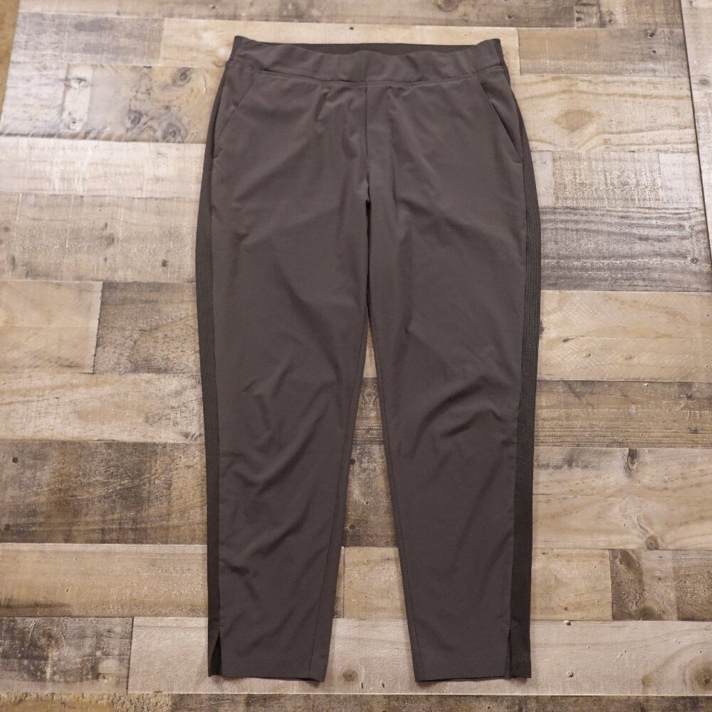Athleta Brooklyn Mid Rise Ankle Pant women's 14 dark gray
